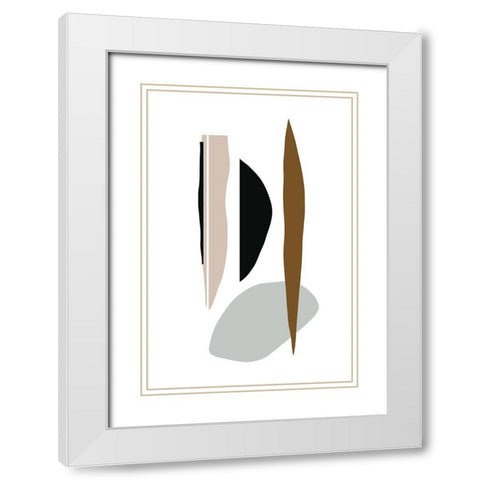All Mine White Modern Wood Framed Art Print with Double Matting by Sawall, Anastasia