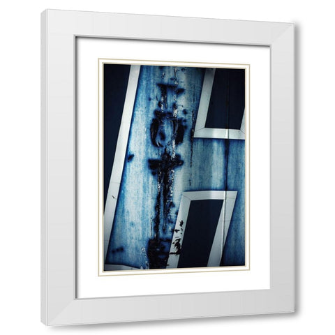 H White Modern Wood Framed Art Print with Double Matting by Mossholder, Tim