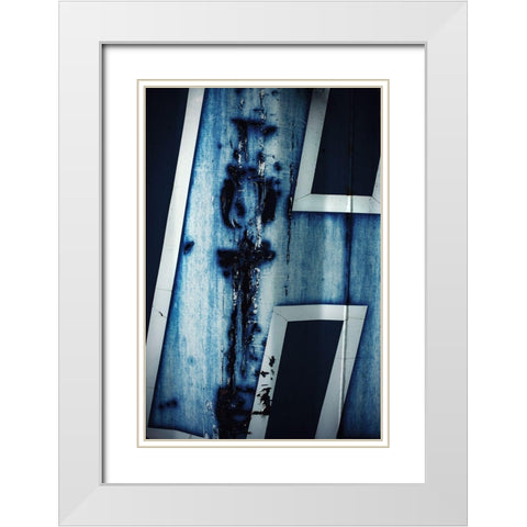 H White Modern Wood Framed Art Print with Double Matting by Mossholder, Tim