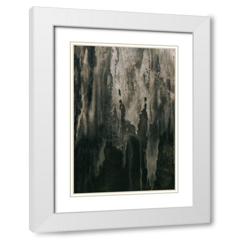 Grunge Window White Modern Wood Framed Art Print with Double Matting by Mossholder, Tim