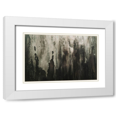 Grunge Window White Modern Wood Framed Art Print with Double Matting by Mossholder, Tim