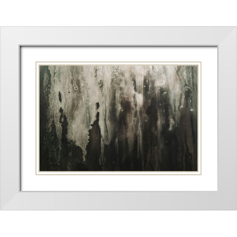 Grunge Window White Modern Wood Framed Art Print with Double Matting by Mossholder, Tim