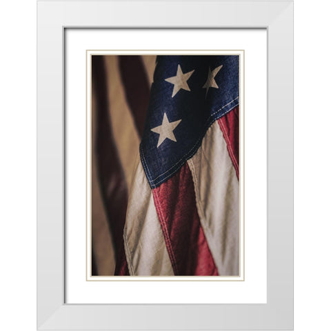 Faded Glory White Modern Wood Framed Art Print with Double Matting by Mossholder, Tim