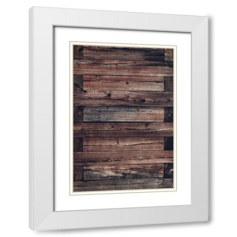 Wood Wall White Modern Wood Framed Art Print with Double Matting by Mossholder, Tim