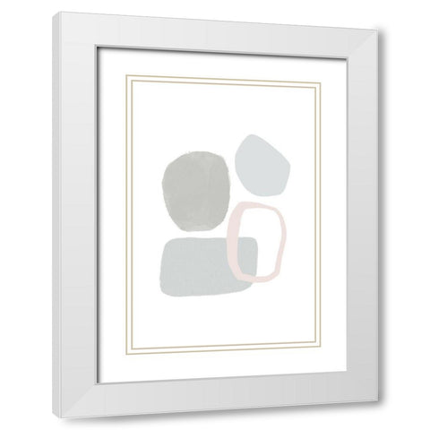 I am brave White Modern Wood Framed Art Print with Double Matting by Sawall, Anastasia