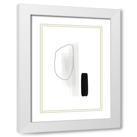 In this Together White Modern Wood Framed Art Print with Double Matting by Sawall, Anastasia
