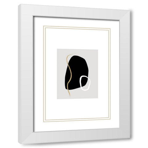 Thinking of You White Modern Wood Framed Art Print with Double Matting by Sawall, Anastasia