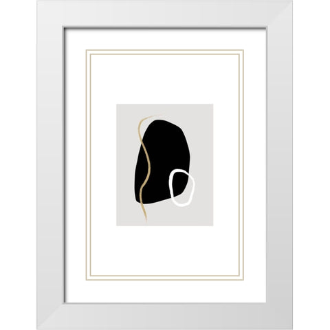 Thinking of You White Modern Wood Framed Art Print with Double Matting by Sawall, Anastasia