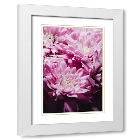 One of a kind White Modern Wood Framed Art Print with Double Matting by Sawall, Anastasia