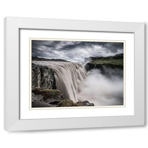 At The Edge Of The World White Modern Wood Framed Art Print with Double Matting by Wonisch, Andreas