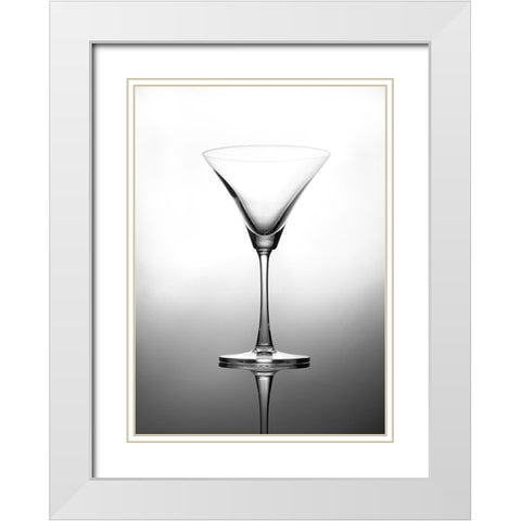 Still Life Art White Modern Wood Framed Art Print with Double Matting by Dhuper, Sumit