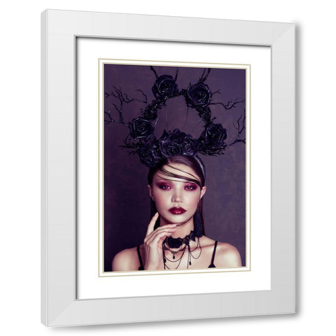 my wich White Modern Wood Framed Art Print with Double Matting by Amar, Yoni