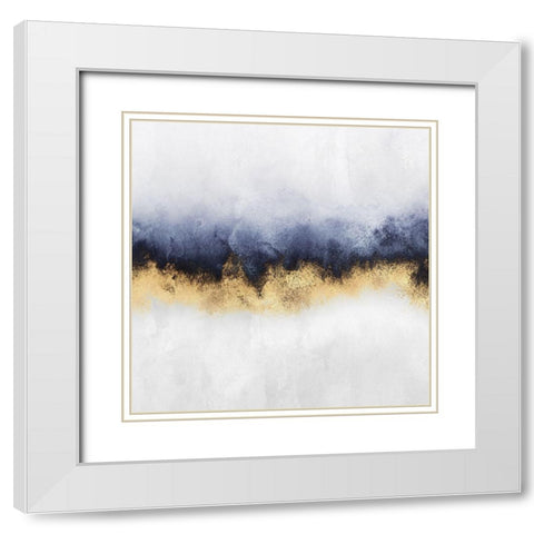 Sky White Modern Wood Framed Art Print with Double Matting by Fredriksson, Elisabeth