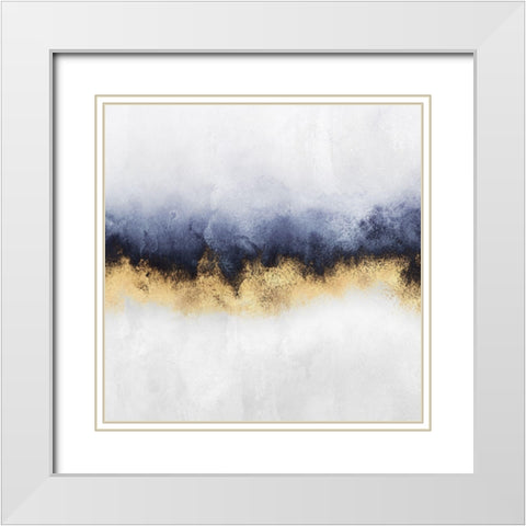 Sky White Modern Wood Framed Art Print with Double Matting by Fredriksson, Elisabeth