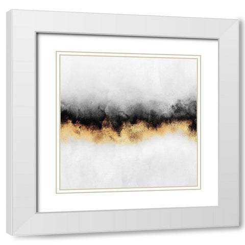 Sky 2 White Modern Wood Framed Art Print with Double Matting by Fredriksson, Elisabeth