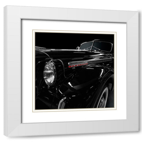 The Admiral White Modern Wood Framed Art Print with Double Matting by Weber, Roland