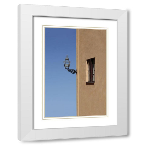 Sky lamp White Modern Wood Framed Art Print with Double Matting by Cederberg, Marcus