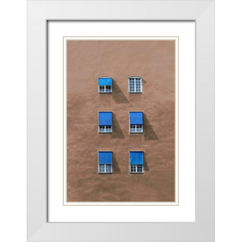 Blinds White Modern Wood Framed Art Print with Double Matting by Cederberg, Marcus