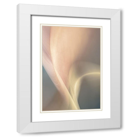 Adagietto White Modern Wood Framed Art Print with Double Matting by Buelow, Beth