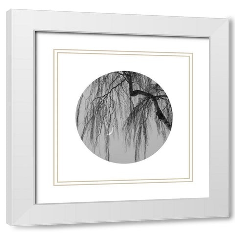 Early Spring No.1 White Modern Wood Framed Art Print with Double Matting by Wei, Xiang