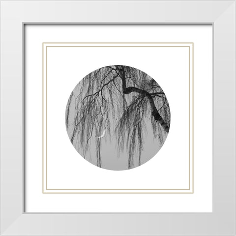 Early Spring No.1 White Modern Wood Framed Art Print with Double Matting by Wei, Xiang