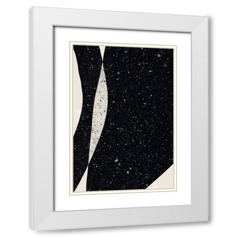 In Between White Modern Wood Framed Art Print with Double Matting by Sawall, Anastasia
