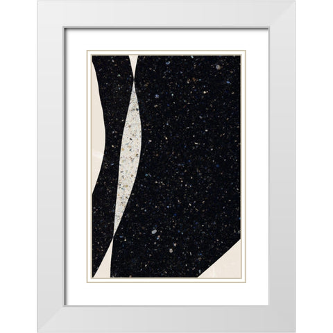 In Between White Modern Wood Framed Art Print with Double Matting by Sawall, Anastasia