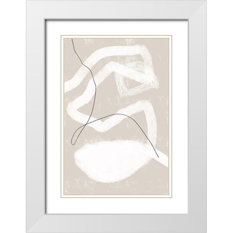 Safe Place White Modern Wood Framed Art Print with Double Matting by Sawall, Anastasia