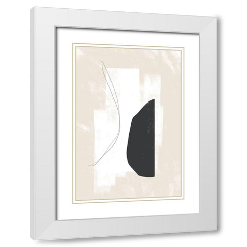 We are One White Modern Wood Framed Art Print with Double Matting by Sawall, Anastasia