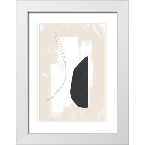 We are One White Modern Wood Framed Art Print with Double Matting by Sawall, Anastasia