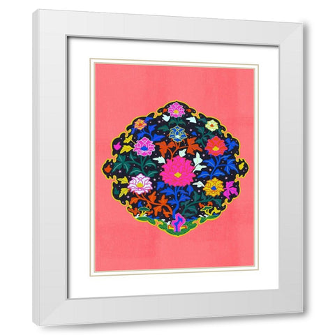 Grandma White Modern Wood Framed Art Print with Double Matting by Jotadejai