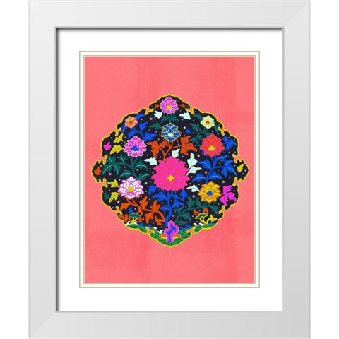 Grandma White Modern Wood Framed Art Print with Double Matting by Jotadejai