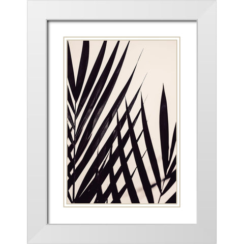 Guldpalm black White Modern Wood Framed Art Print with Double Matting by 1x Studio III