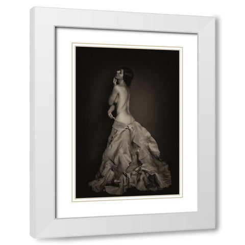 Attesa White Modern Wood Framed Art Print with Double Matting by Photography Expressive