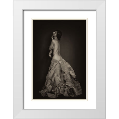 Attesa White Modern Wood Framed Art Print with Double Matting by Photography Expressive