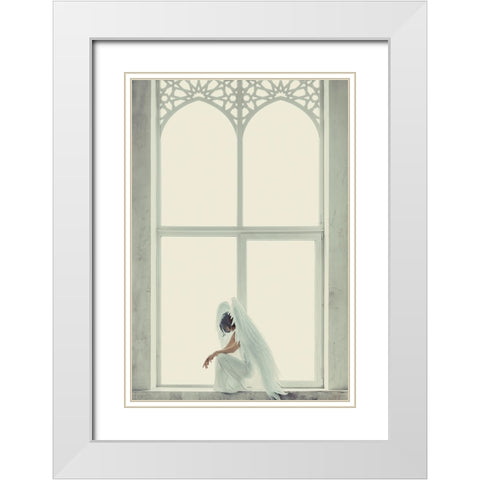 Windows of Angel II White Modern Wood Framed Art Print with Double Matting by InTheMoment