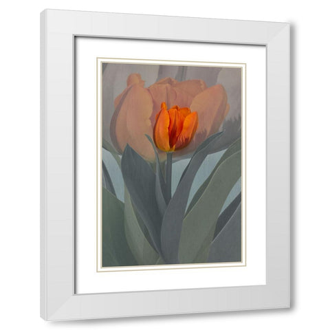 Candle White Modern Wood Framed Art Print with Double Matting by Urbanski, Richard