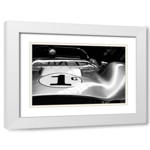 1c White Modern Wood Framed Art Print with Double Matting by Weber, Roland