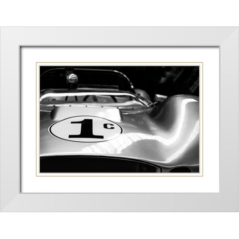 1c White Modern Wood Framed Art Print with Double Matting by Weber, Roland