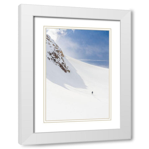Size contrast White Modern Wood Framed Art Print with Double Matting by Iezzi, Leonardo