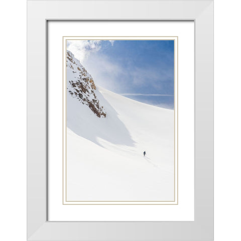 Size contrast White Modern Wood Framed Art Print with Double Matting by Iezzi, Leonardo