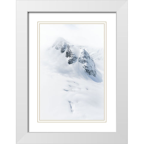 Dreamy Glacier White Modern Wood Framed Art Print with Double Matting by Iezzi, Leonardo