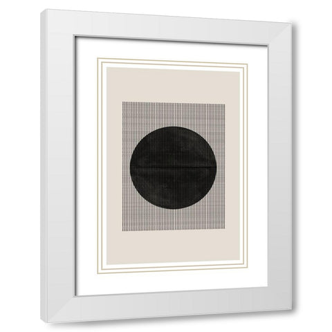 BaB No7. White Modern Wood Framed Art Print with Double Matting by The Miuus Studio