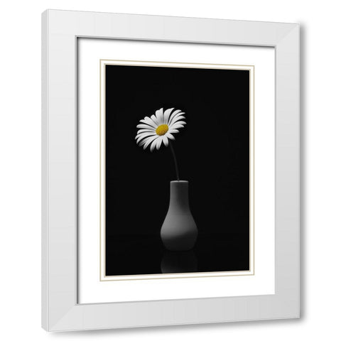 Happy-Go-Lucky White Modern Wood Framed Art Print with Double Matting by Ulrich Gandenberger, Frank