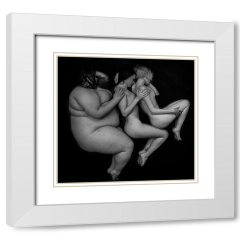 Served White Modern Wood Framed Art Print with Double Matting by D. Pop, Ovi