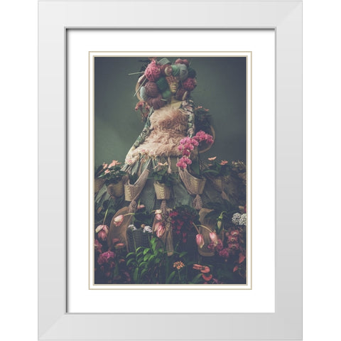 Different Woman White Modern Wood Framed Art Print with Double Matting by De Laat, Bernardine