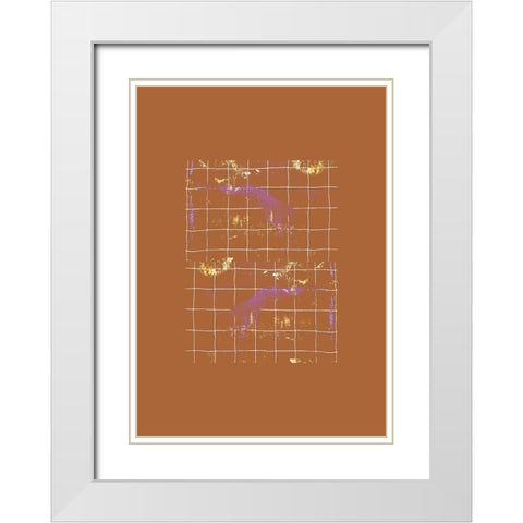 Redefine White Modern Wood Framed Art Print with Double Matting by Woelders, Tania Sloth