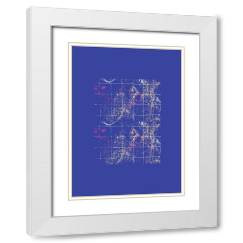 Reset White Modern Wood Framed Art Print with Double Matting by Woelders, Tania Sloth