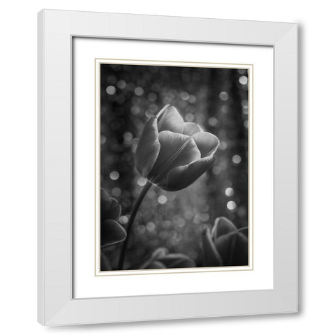 Greta Garbo White Modern Wood Framed Art Print with Double Matting by Irene Sattrup, Dorte