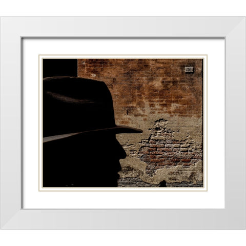 36 White Modern Wood Framed Art Print with Double Matting by Domenichi, Luca